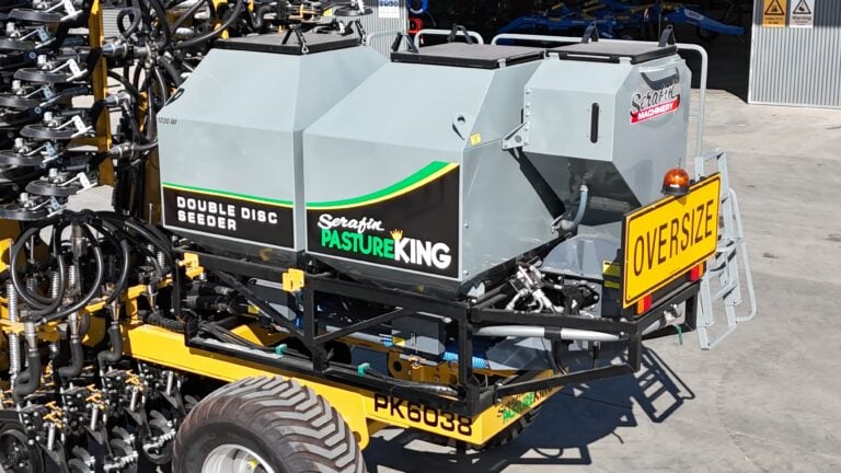 SERAFIN PASTURE KING DOUBLE DISC SEEDER 5m-7m - Pasture