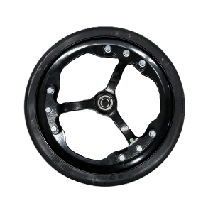 DEPTH WHEEL ASSY NARROW 400X80 FITTED WITH A 3 SPOKE HUB & 5203KYY2 BEARING - 300030